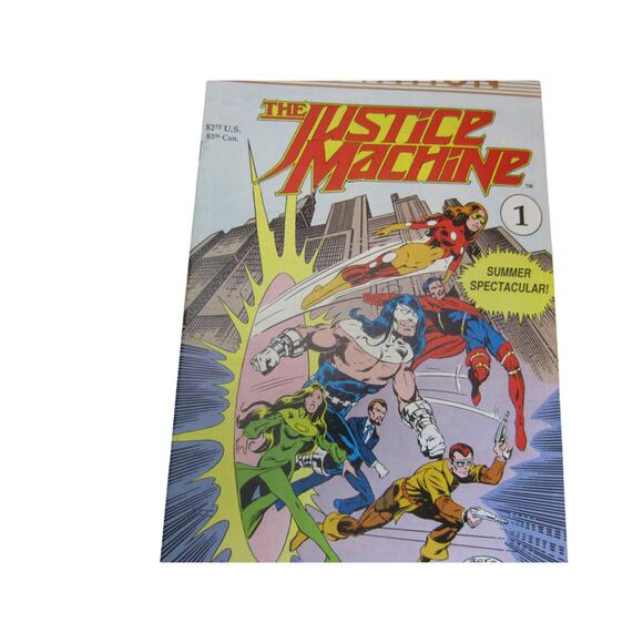 Justice Machine  Innovation Comics 1989 Summer Spectacular Superhero Indie Issue - Picture 7 of 12